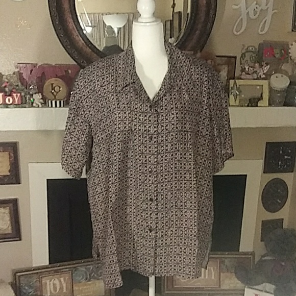 Vintage stunt collections 100% silk 2x blouse - Picture 1 of 6
